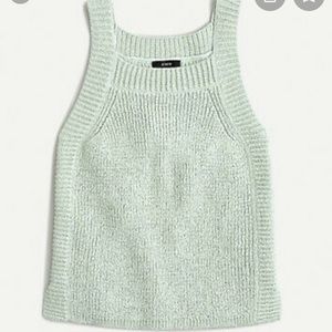 J. Crew Mint Knit Sweater Tank